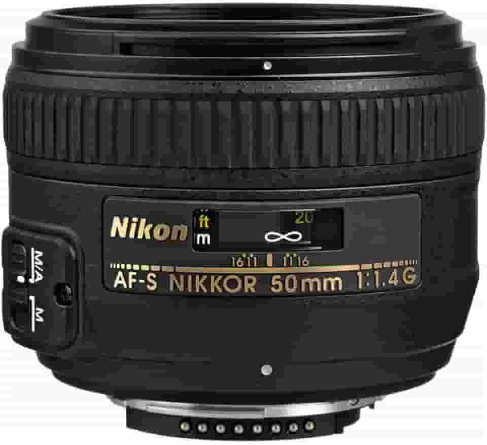 Nikon Af-S Fx Nikkor 50Mm F / 1.4G Lente Com Foco Automático Para Câmeras Dslr Preto