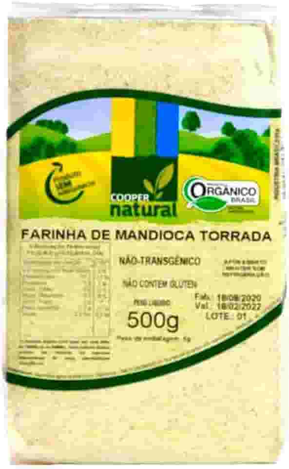 Farinha de Mandioca Torrada Orgânica Coopernatural 500g