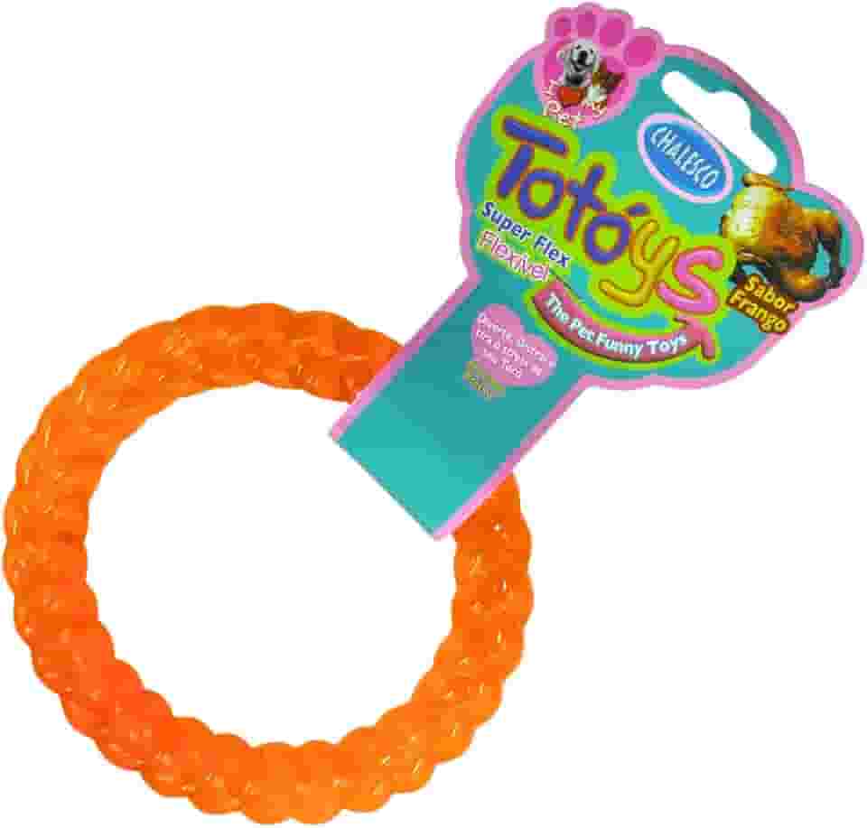 Chalesco Totoys Argola Flex para Cães (Cores Sortidas)