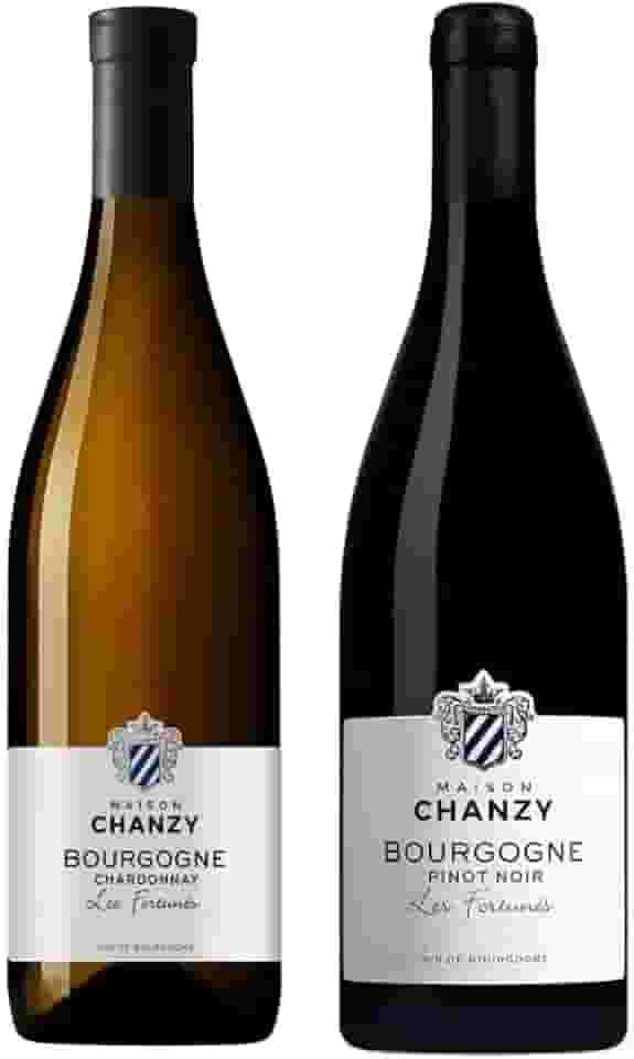 Duo da Borgonha Tinto e branco-Elegancia pura! Chardonnay e Pinot Noir Les Fortunes Chanzy