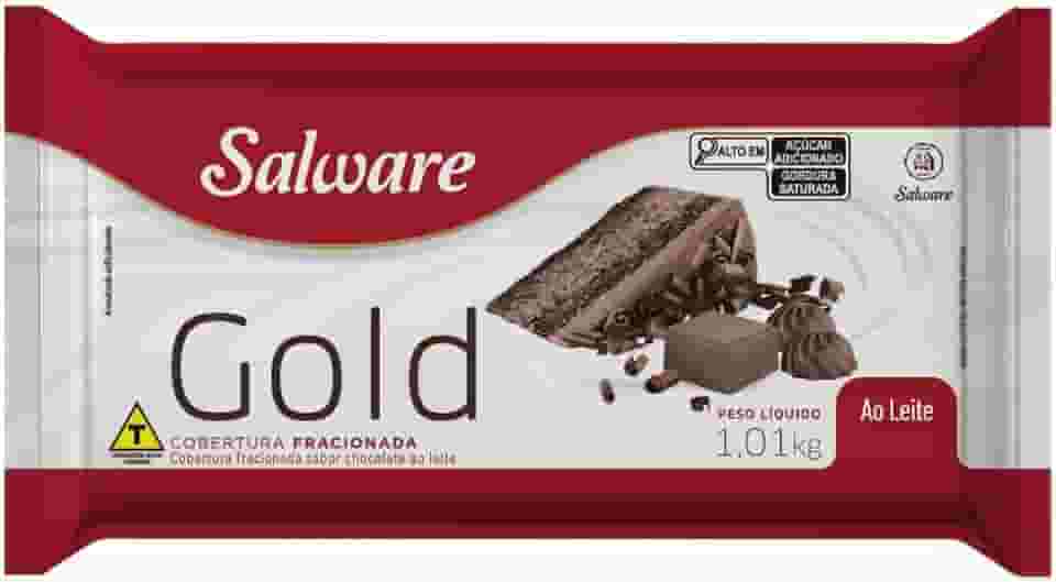 Cobertura Fracionada Gold ao Leite Salware 1,01kg 1,01kg