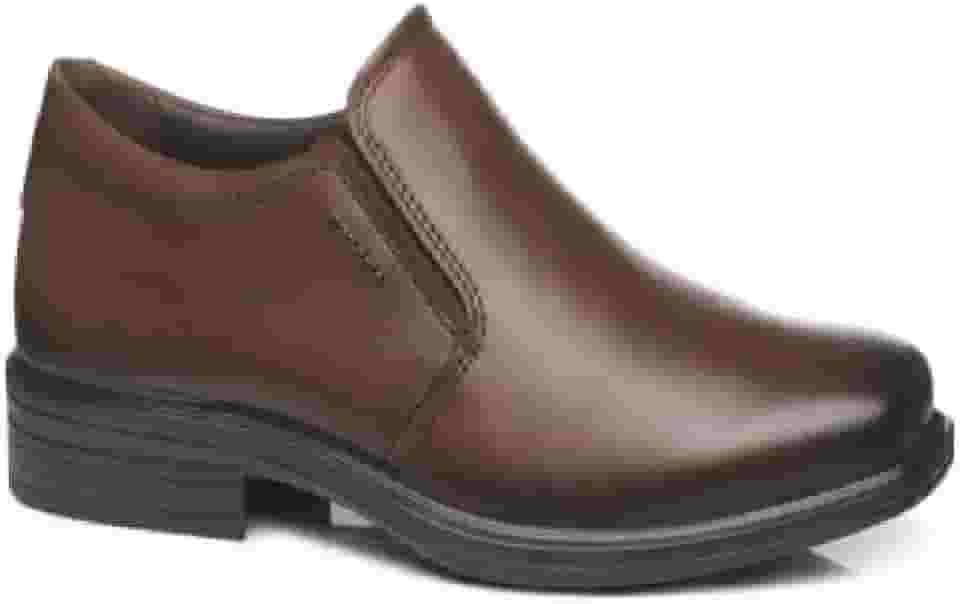 Sapato Pegada Social Em Couro Ref 124778-02 Marrom 041