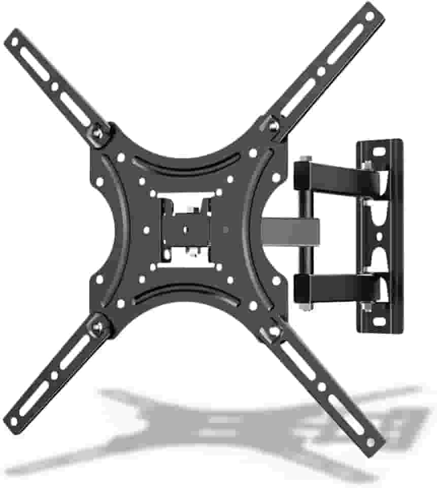 Suporte Articulado De Parede Para TV 26" A 55" Polegadas Duplo 360° E 180° Drywall E Madeira Compatível Com Samsung LG AOC TCL Philco Philips Universal