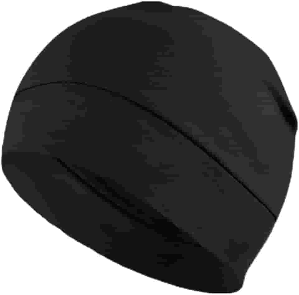 Bonés de caveira de algodão respirável para homens e mulheres - gorro leve para dormir, forro de capacete para esportes, atividades ao ar livre, clima frio