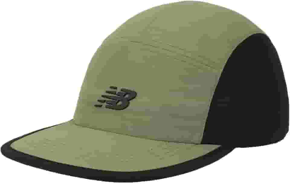 Boné de corrida unissex adulto, leve, ajustável, 5 painéis, campista