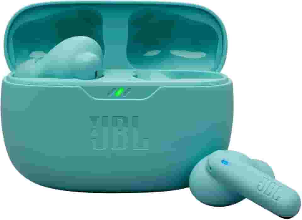 JBL, Fone de Ouvido Sem Fio, JBL, Bluetooth, Wave Beam 2, Intra Auricular, Sem Fio, Resistente À Água e Poeira - Azul