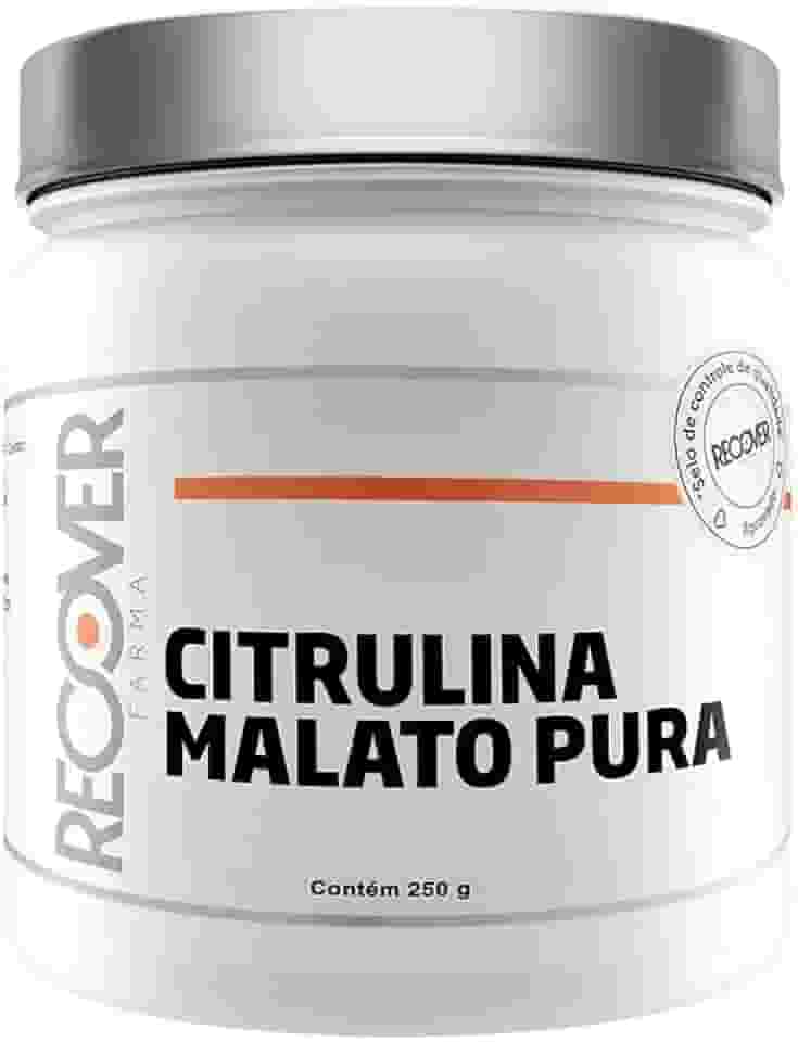 L-Citrulina Malato em Pó 100% Pura 250g COM LAUDO - Recover Farma