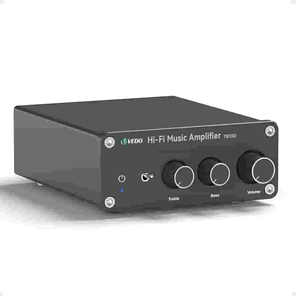 Audio Tb10D 600W Tpa3255 Amplificador de Potência Áudio Doméstico Alta Fidelidade Estéreo Classe D Digital 2 Canais Integrado Mini Alto-Falante Passivo Amp