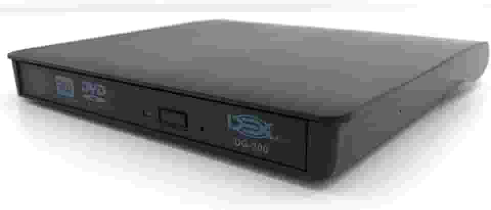 Gravador E Leitor Dvd/cd Externo Slim Usb 3.0 Portátil (Preto)