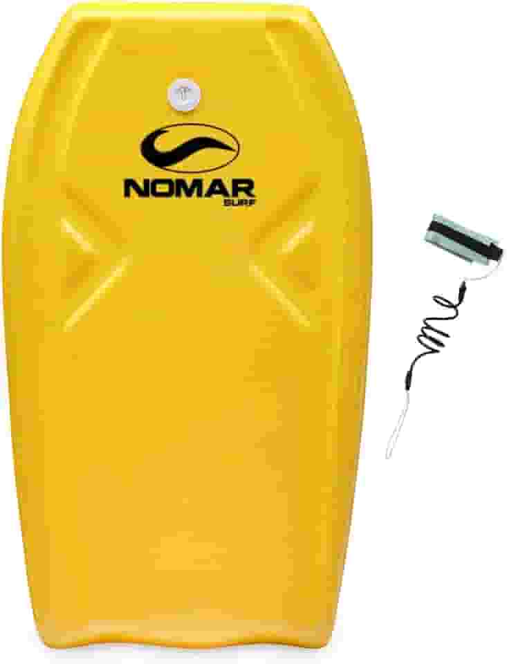 Prancha De Bodyboard Modelo Infantil Amarela 73cm Nomar Surf