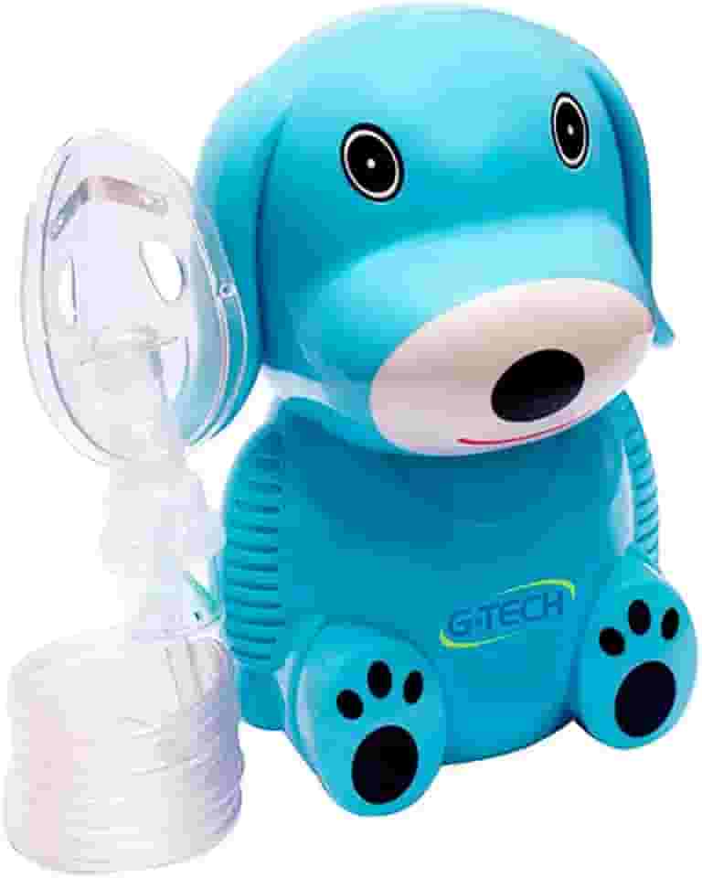 Inalador e Nebulizador Azul Modelo Dog