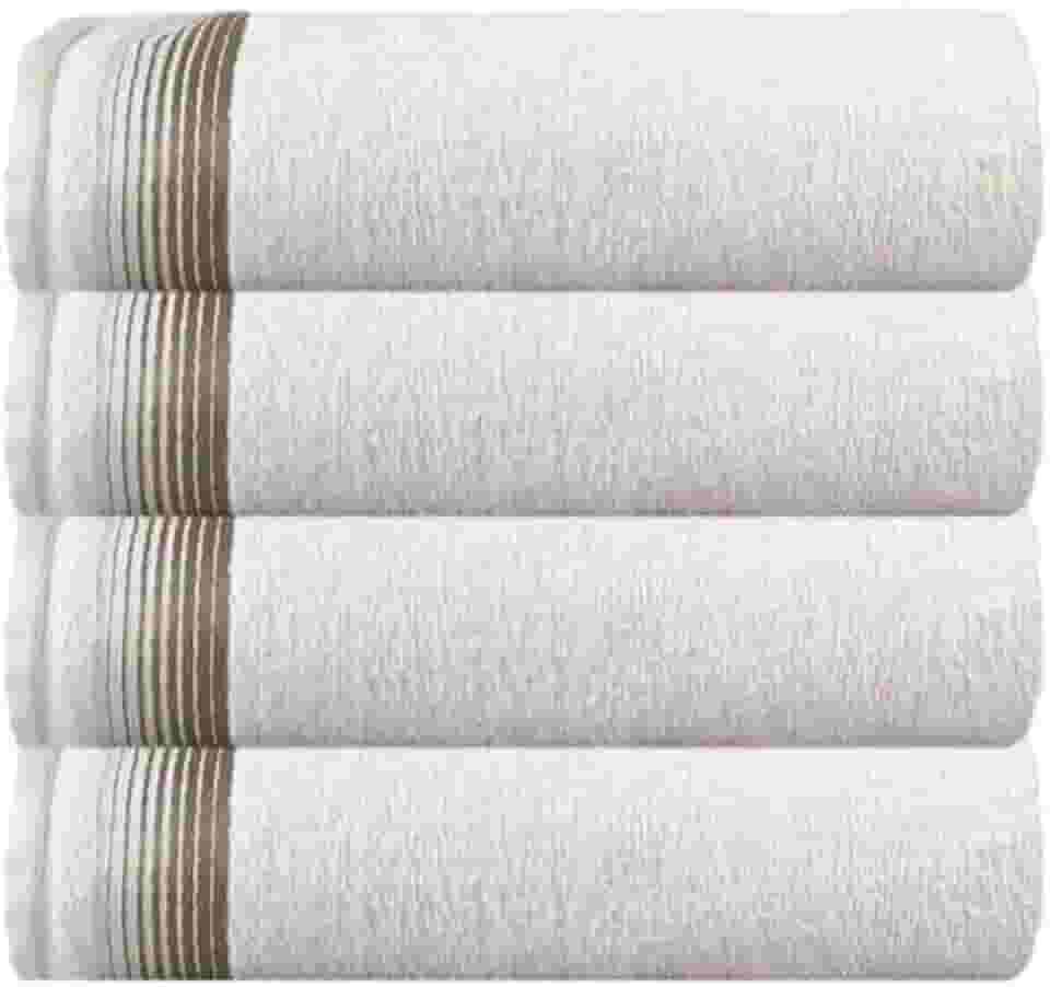Kit Com 4 Toalhas Banhão Gigante Alta Absorção Sublime 70x150cm - Central Toalhas (Branco)
