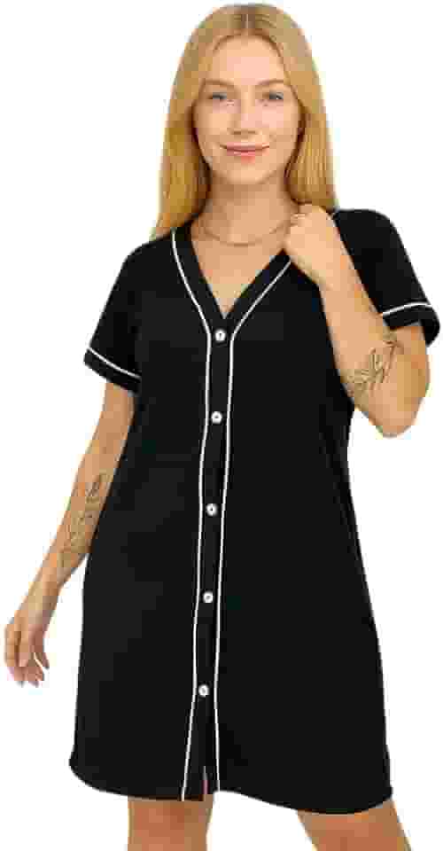 Camisola Amamentação Americana Pós Cirúrgica com Botões Eliana