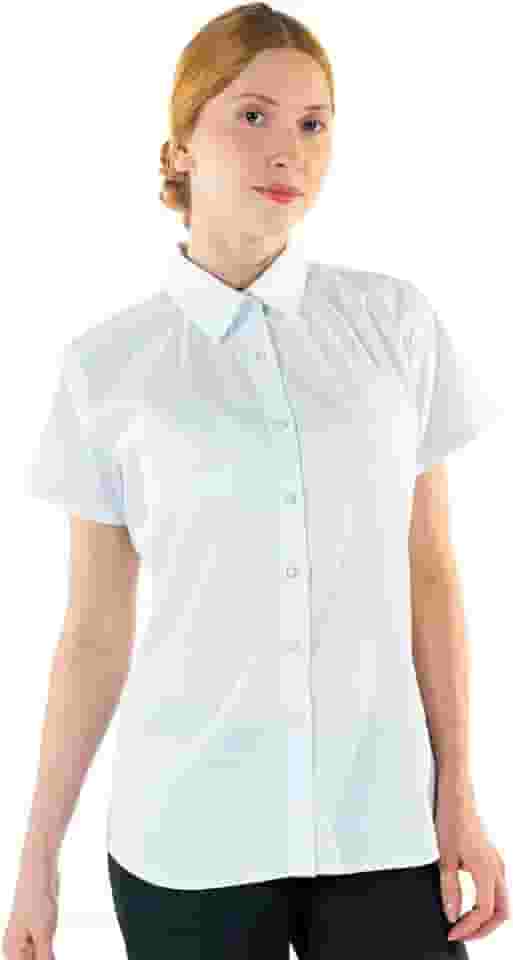 Camisa Feminina Social para Secretária Manga Curta Premium