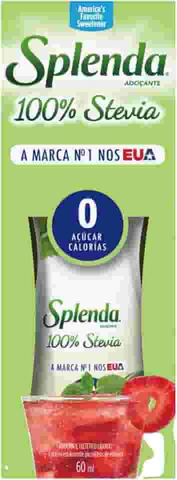 SPLENDA Adoçante Líquido Stevia Caixa 60ml