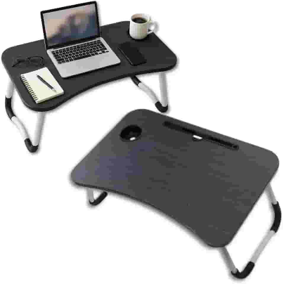 Mesa Portátil Dobrável Para Notebook Multiuso com Apoio Ergonômico Para Cama, Sofá, Escritório e Home Office
