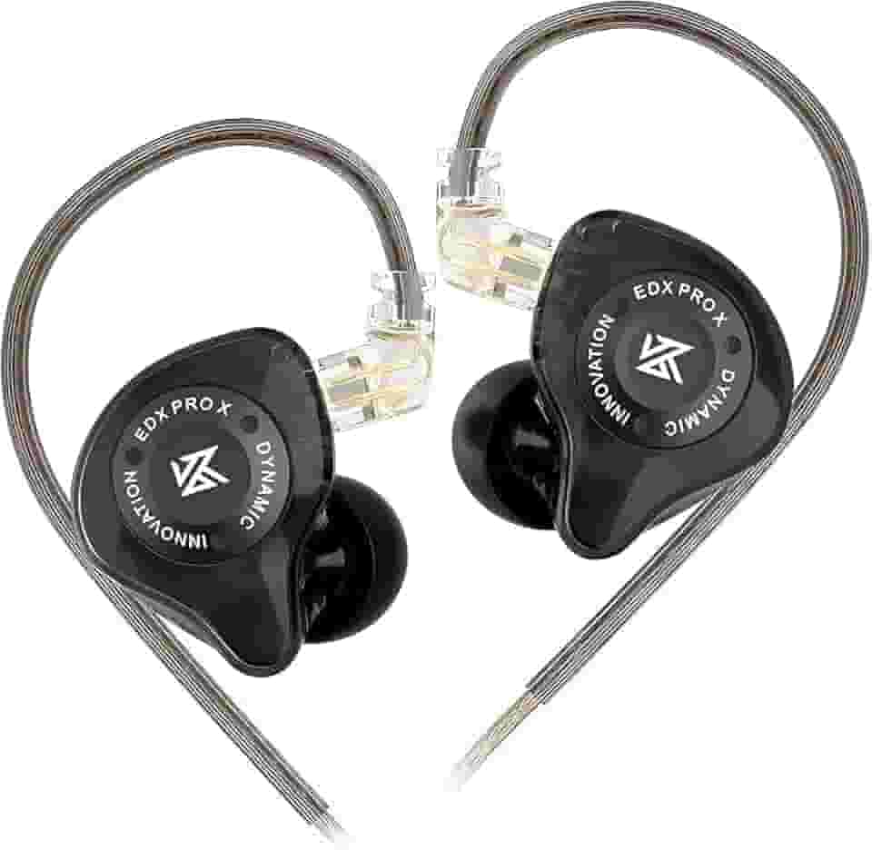 Fone De Ouvido Profissional EDX Pro X Intra-auricular, Driver Dinâmico Magnético Composto de 10mm, Cabo Substituível, Original - Perfeito para Cantores e Músicos