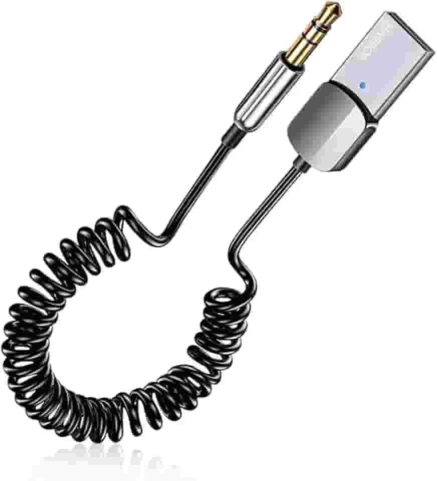 Adaptador Receptor Bluetooth Usb P2 Musica Som Chamada Carro Veicular Hrebos