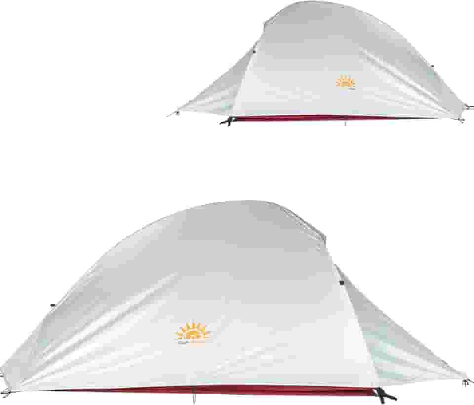 Barraca de Camping Ultraleve Impermeável, Barraca 1 Pessoa para Montanhismo, Trekking e Aventura em Geral