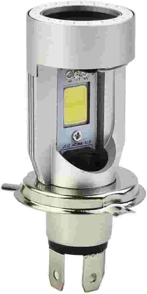 Lâmpada De Led H4 Com Angel Eye Para Farol De Moto Bivolt