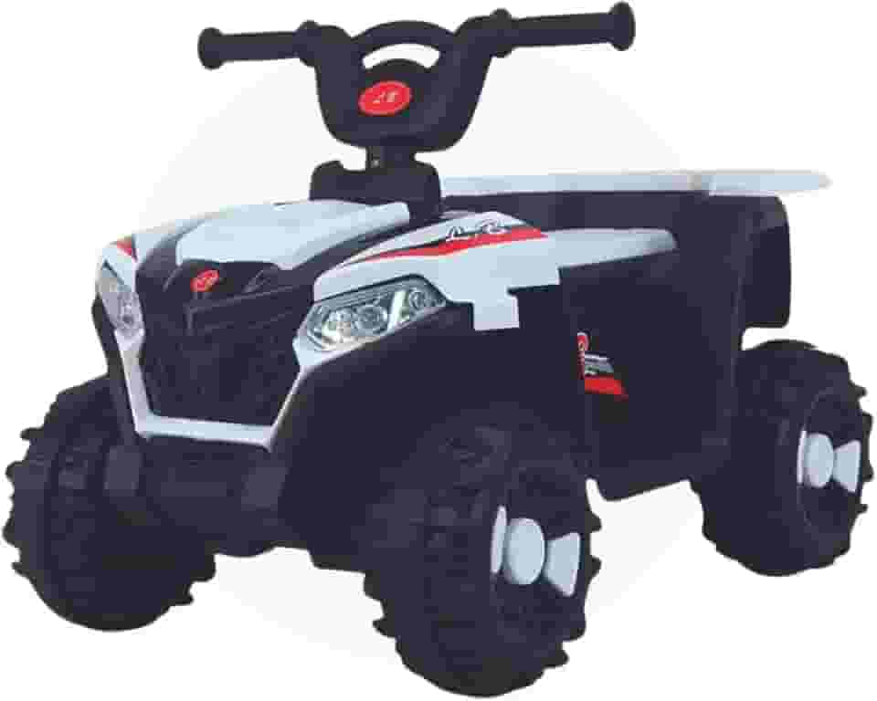 Zippy Toys, Quadriciclo Infantil ATV Elétrico Branco 6V