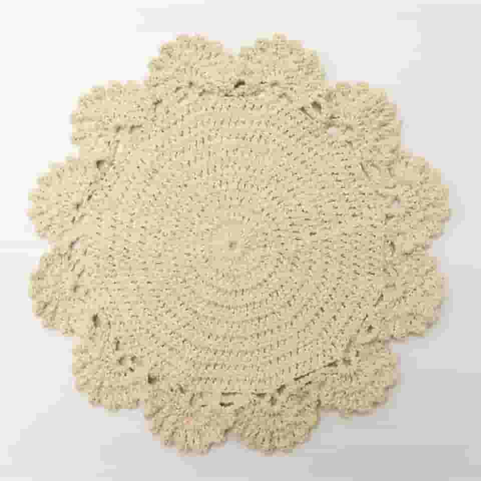 Sousplat luxo em barbante