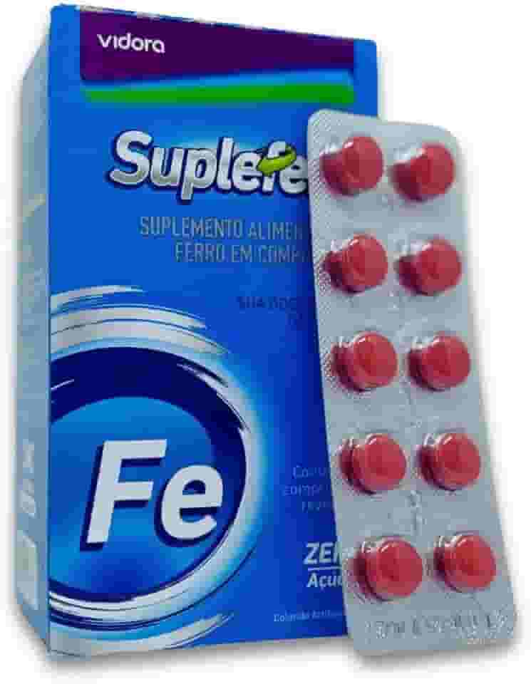 Suplefer Ferro Anemia - Energia Cansaço Imunidade 50 Comp