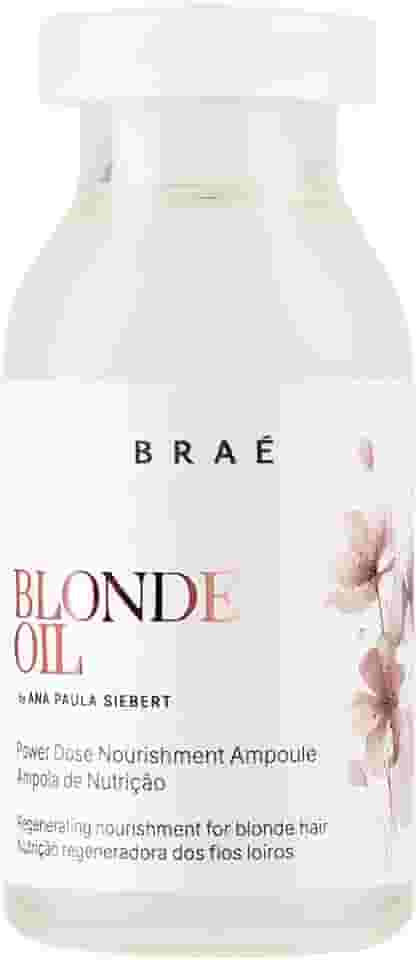 Óleo Cabelo Braé Ampola Blonde Oil 13ml - Tratamento Loiras, Hidratação Profunda e Brilho Intenso - Collab