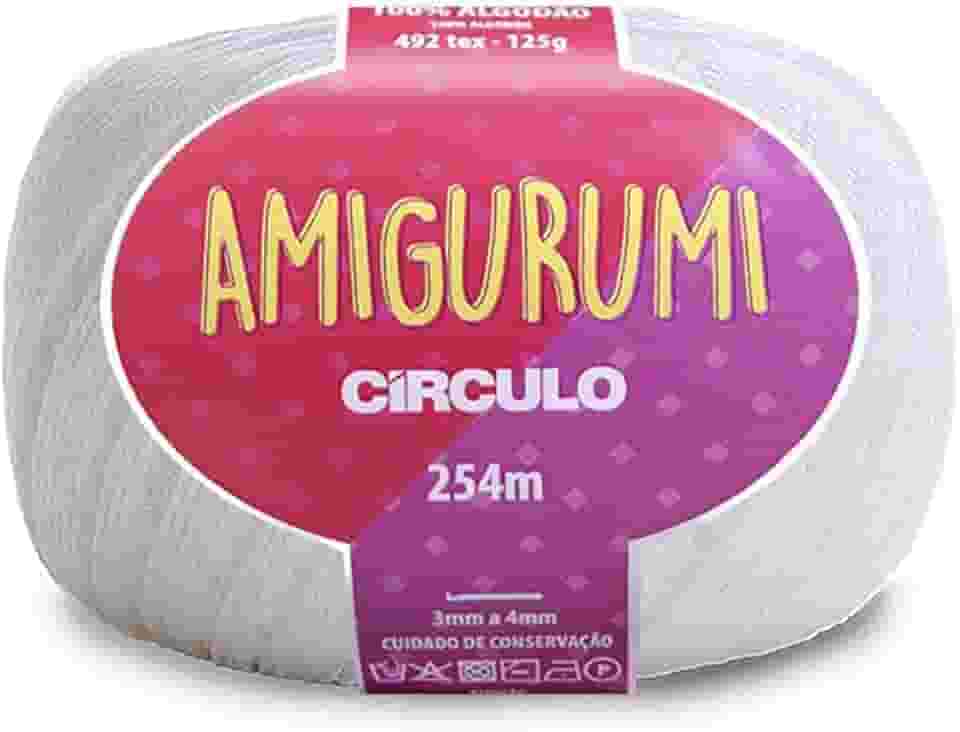 Fio Amigurumi Círculo 125G 8001 - Branco