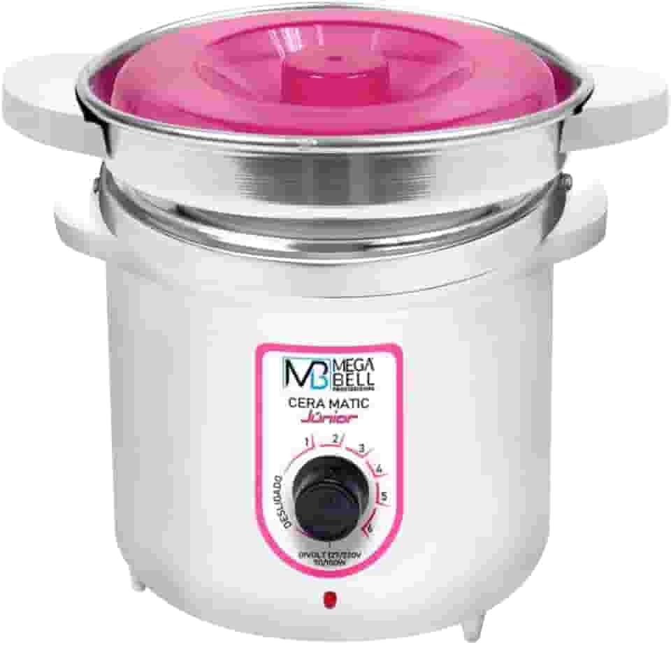 Termocera Aquecedor de Cera Junior 400g Bivolt - Com refil Branca com Rosa