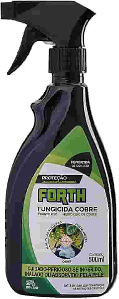 Forth, Fungicida Cobre, Pronto Uso, Contra Oídios, Manchas Foliares, Pinta-Preta, Ferrugem, Doenças Fúngicas, 500ml