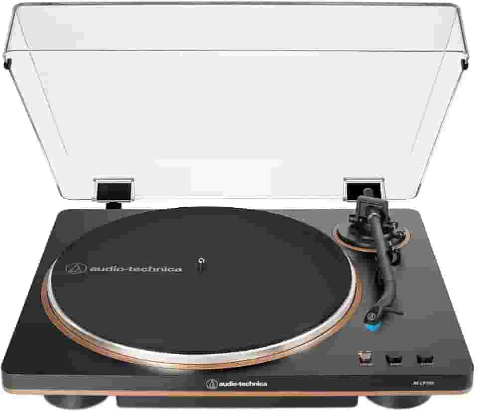 Toca-Discos Vinil Audio-Technica Automático AT-LP70X-BZ, Preto e Bronze, Bivolt 120/240V