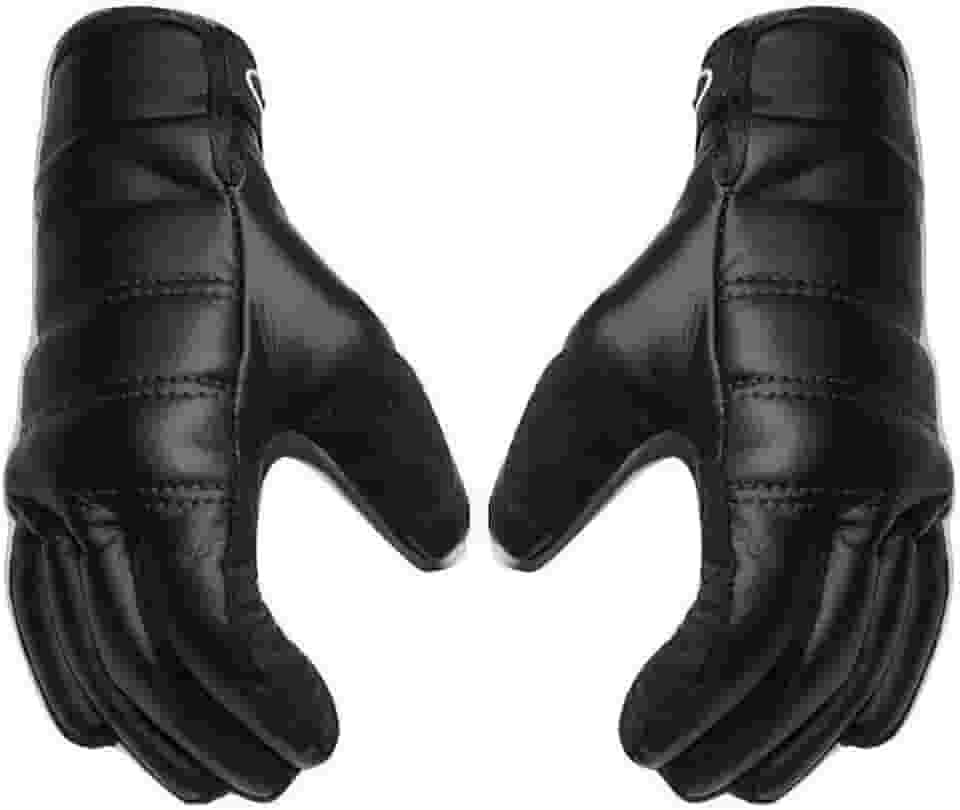 Luva Motoqueiro Proteção Contra Frio Manta Térmica Par Couro Premium