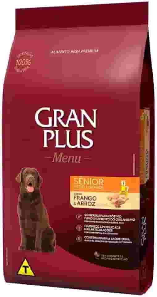 RAÇÃO GRAN PLUS MENU CÃO SÊNIOR 3 KG