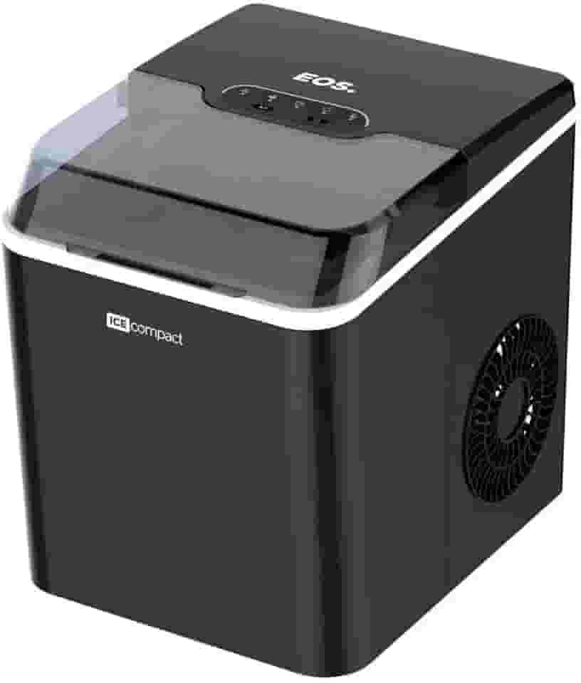 Máquina de Gelo 12kg Eos Ice Compact Emg04p Preto 220v