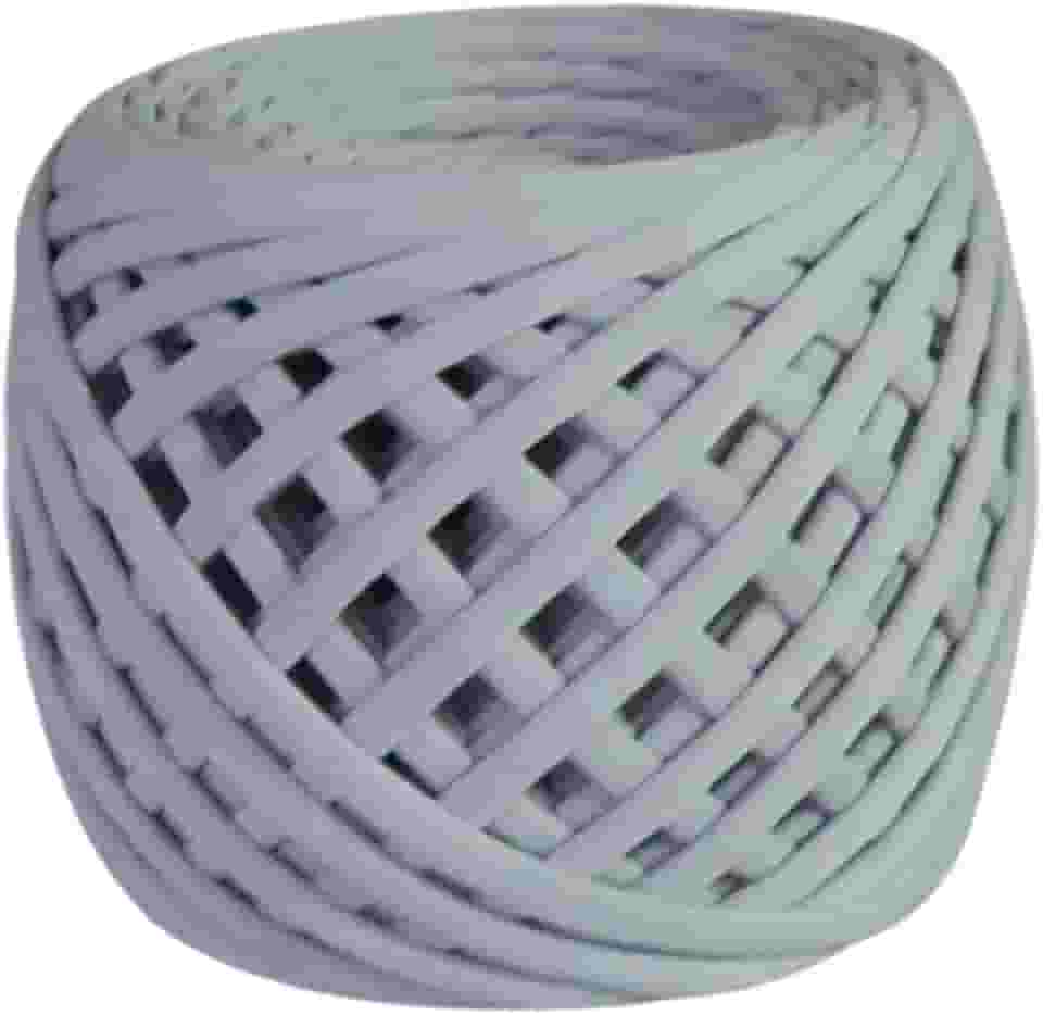 Fio de Malha Dalia Premium 500g – Espessura 33mm, Anti-Pilling, para Crochê, Tricô e Bolsas Artesanais (9006-Nevoa)