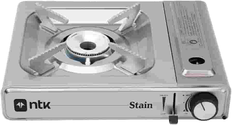 NTK, Fogareiro Stain em Aço Inox com Ignição Automática e Flex Fuel