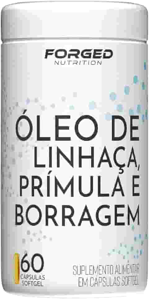 Óleo de Linhaça, Prímula e Borragem 60 Cápsulas – Fonte de Ômegas 3, 6 e 9 – Forged Nutrition