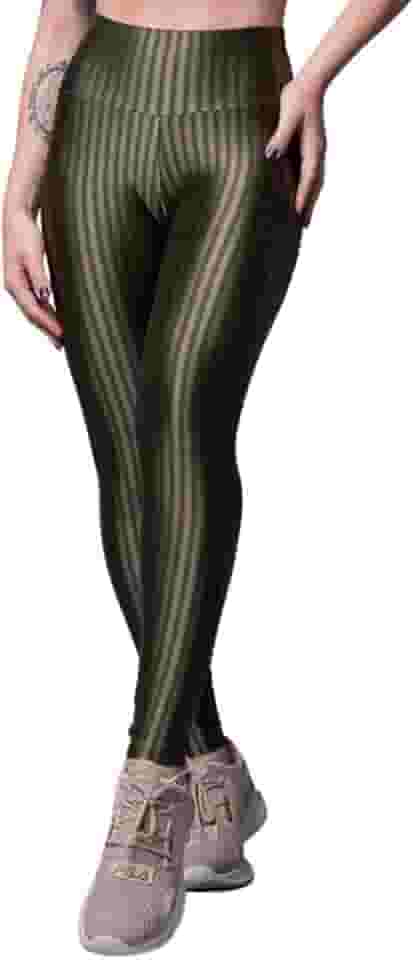 Calça Legging Bella Fiore New Zig Feminina Poliamida Academia Malhar