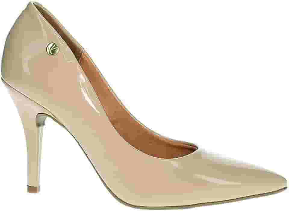 Scarpin Feminino Salto Alto Pelica Branco Vizzano 1184.1101