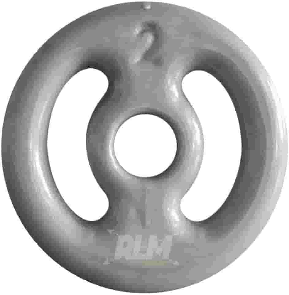 Anilha Emborrachada 2 Kg - Cinza