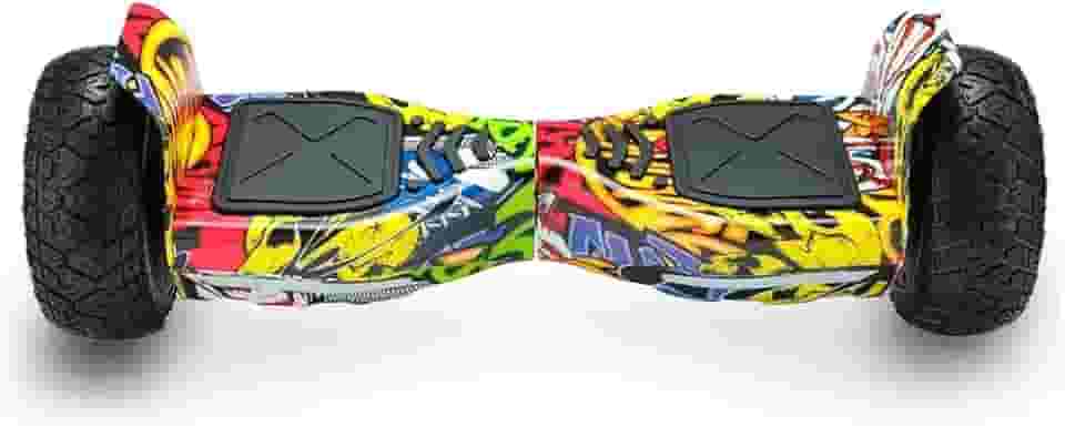 Hoverboard Skate Elétrico 8.5' Original Led Bluetooth Offroad Hip Hop Brinovar