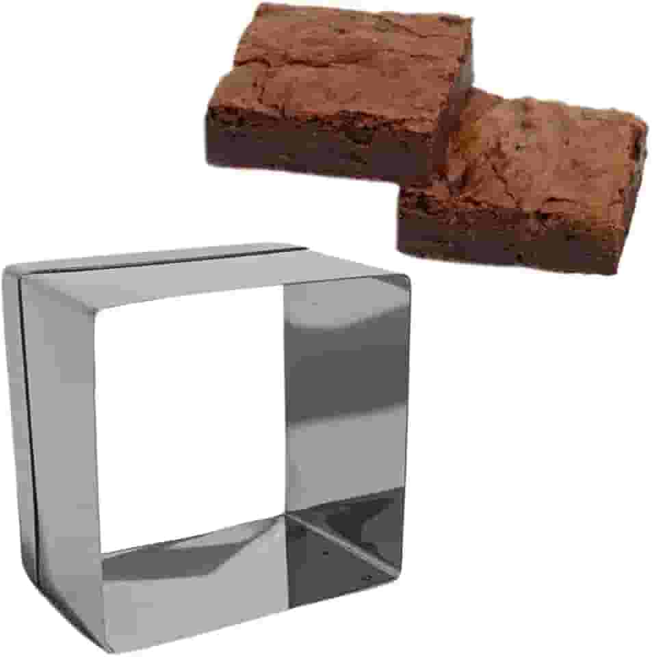 Cortador Brownie Bolo Inox Bolo e Massa Forma Quadrada - UDlândia
