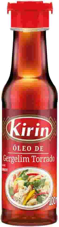 Óleo de Gergelim Torrado Kirin 100 mL para Saladas Carnes Peixes Culinária Oriental