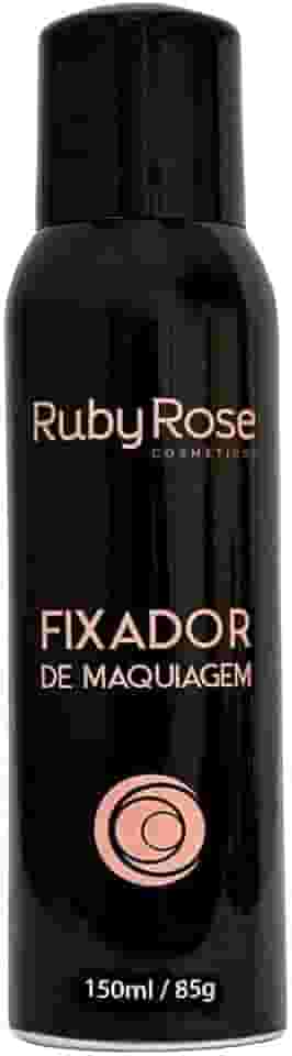 Fixador de Maquiagem Ruby Rose - Spray Fixador, Prolonga Duração, Tira Aspecto Pó, 150ml