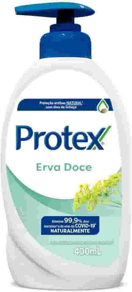 Sabonete Líquido Antibacteriano para as Mãos Protex Erva Doce 400ml