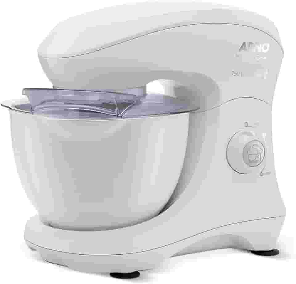 Batedeira Planetária Superchef, Arno, 750W 5 litros 15 velocidades, Branca, 110V