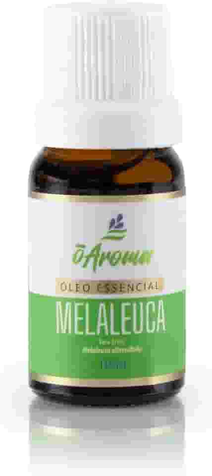 Óleo Essencial De Melaleuca Tea Tree 100% Puro Vegano Unhas Micoses Fungos Auxilia na Oleosidade do Cabelo Espinhas Acne e Cravos