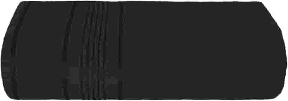 Toalha De Rosto De Algodão Básica 68x45cm (Preto)