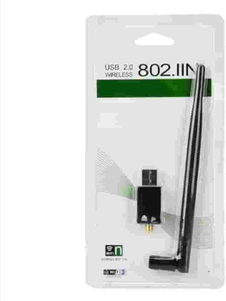 Adaptador Wireless Usb 2.0 802.Iin 1200mbps - Adaptador Wifi Antena Adaptador Wireless USB Wi-Fi Sem Fio 1200mbps Receptor PC TV Notebook Computador Internet